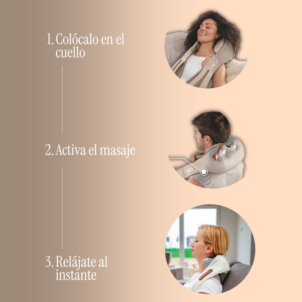 Alivora Neck™ – Masajeador Cervical de Amasado Profundo